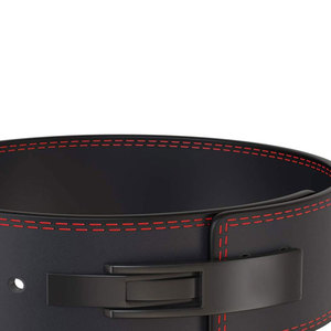 เข็มขัดยกกระชับหนังพลังสูง,เข็มขัดยกน้ำหนักเข็มขัดบัคเคิ้ลแบบก้านยกน้ำหนักผลิตจากหนังสำหรับยิม - Product Image 5