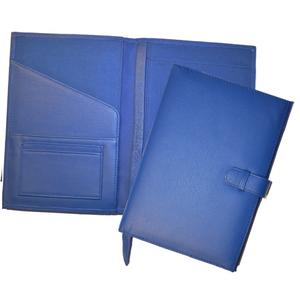 Couverture en cuir véritable bleu de haute qualité, couverture pour journal intime - Product Image 1