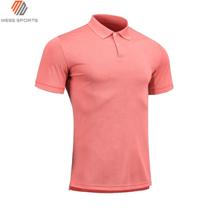 Polo Rojo de Manga Corta para Hombre, 100% Algodón Piqué, Tejido Informal de Color Sólido, Transpirable, Diseño Liso Teñido - Product Image 5