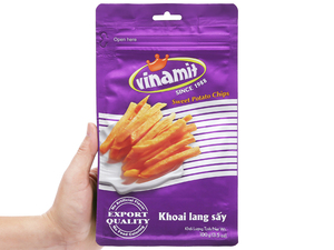 Sachet rigide de chips de jacquier en vinyle frit sous vide 100g - Product Image 3