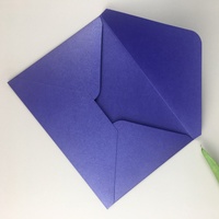 250g épais Royal Blush rose bordeaux bleu marine vert émeraude perle papier enveloppes d'invitation pour l'obtention du diplôme de mariage 5.3*7.7in
