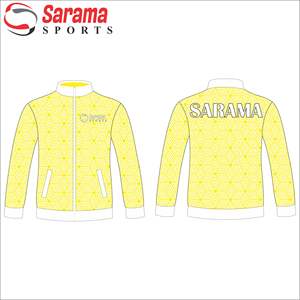 Vestes de piste de sport sublimées OEM personnalisées vestes coupe-vent en gros avec une bonne qualité et un design dernier cri, - Product Image 3