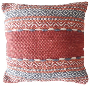 Super Comfortable And Soft Pink Colour Velvet <b>Cushion</b> Cover With White & Grey Dot Lines for Living Room - Product Image 4