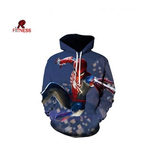 Sudadera con Capucha para Hombre, Invierno, Tejido Grueso, Impresión Digital, Logotipo Personalizado, Bolsillo Canguro, con Forro Polar - Product Image 5