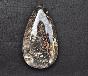 หินอัญมณีสีทองทรงหลังเบี้ย,พลอยควอตซ์หลังเบี้ยคู่ทองคำทรงหลวม Cabochon - Product Image 4