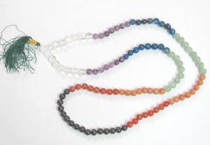 งานหัตถกรรมหินควอตซ์สีทอง JAP Mala สำหรับสวดมนต์ - Product Image 4