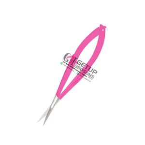 Tijeras de Peluquería Profesionales de Acero Inoxidable con Recubrimiento en Polvo Rosa, Punta Plateada, Duraderas, Personalizables - Product Image 1