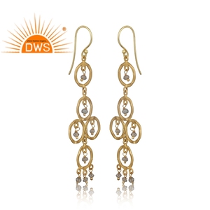 Best Selling 2026 <b>Sterling</b> <b>Silver</b> Natural Labradorite Gemstone Chandelier <b>Earring</b> For <b>Women</b> Jewelry Manufacturer - Product Image 2