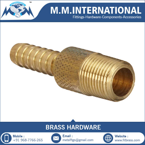 Raccords pneumatiques en laiton de qualité supérieure, embout de tuyau pour usage industriel disponible au prix de gros provenant de l'inde - Product Image 2