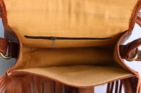 Sac à bandoulière ethnique vintage style banjara pour femmes sac à bandoulière en cuir véritable traditionnel bonbon broderie fermeture éclair gland frange sac à main