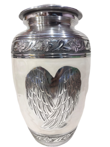 Nuevas Urnas de Cremación de Metal Personalizables, Estilo Americano, Acabado Brillante, Ecológicas, Diseño de Lobo, 220 Pulgadas Cúbicas - Product Image 5