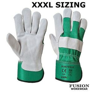 Guantes de trabajo de aparejo de cuero, uso múltiple, impermeables, anticortes, antideslizantes para construcción, seguridad en jardinería, tamaño XL - Product Image 5