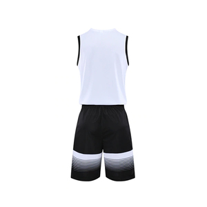 Men's Basketball <b>Jersey</b> Set Sleeveless <b>White</b> Tank Top Black <b>Shorts</b> Geometric Print Moisture Wicking Quick Dry Breathable Regular - Product Image 3
