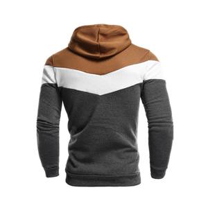 Men's Slim Fit Long Sleeve Lightweight <b>Zip</b>-Up <b>Hoodie</b> with Stand Collar and <b>Pocket</b> Solid Pattern for Winter Season - Product Image 1