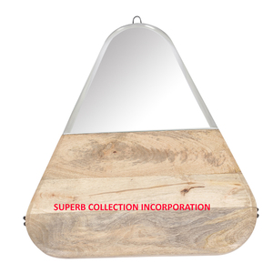Unique New Design Triangle Shape <b>Mirrors</b> Wall Decor for Hotels Restaurant Top Selling and High Quality - Product Image 1