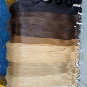 ผมต่อเวียดนามแท้แบบเวอร์จิ้นเรมี่  แบบสกินเวฟ  ตรงสลวยเป็นธรรมชาติ สีธรรมชาติ # 1B - Product Image 1