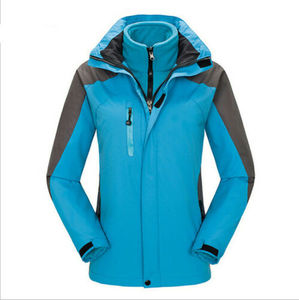 100% poliéster de alta calidad a prueba de viento de talla grande chaquetas de nieve de esquí impermeable transpirable de secado rápido suave Shell cómodo al aire libre - Product Image 3