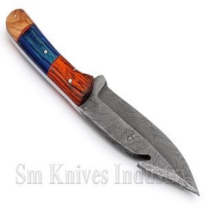 Gancho de sujección (pulgadas de largo, cuchillo de caza de Damasco hecho a medida (Smk1364) - Product Image 5