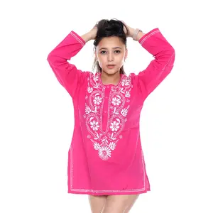 Cotton Girl's Top Tunic Kurti at Affordable Price