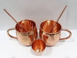 Tasse en cuivre de style traditionnel, idéal pour le thé et les boissons froides, idéal pour la maison et la fête, avec des bénédictions de santé à bas prix - Product Image 5