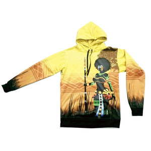 Sweat-shirts à capuche unisexes en polaire polyester/coton avec logo brodé personnalisé, blanc, streetwear pour l'hiver - Product Image 5