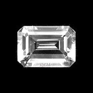 "9X11mm Octagon Cut Natural CLEAR QUARTZ CRYSTAL" Precio de fábrica al por mayor Piedra preciosa suelta facetada de alta calidad | CERTIFICADO - Product Image 1