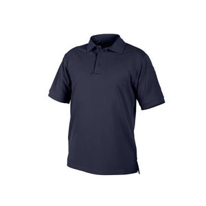 T-shirt uni pour hommes, Polo tactique gris, fabriqué en coton doux - Product Image 6