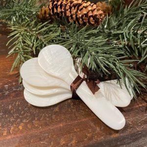 Vintage Shell <b>Spoon</b> Set With Mirror Polish Long Handle Durable Cutlery For Wedding Occasion - Product Image 2