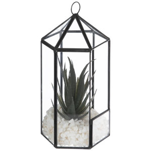 High Quality Indoor <b>Plant</b> Metal <b>Frame</b> Geometric Glass Terrarium - Product Image 1