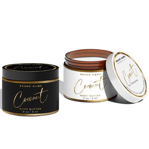 Ingrosso rotolo di stampa personalizzato 2oz 4oz 8oz impermeabile in vinile <span class=keywords><strong>vetro</strong></span> cosmetico contenitore barattolo adesivo etichetta per crema per il viso - Product Image 1