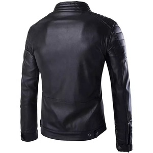 Offre Spéciale À La Mode Véritable Veste En Cuir Personnalisé Longue Slim Fit Conception En Cuir Vestes Foe Garçons En Gros Conception - Product Image 3