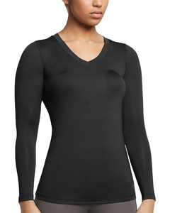 Women's Core <b>Compression</b> Long Sleeve V-Neck <b>Shirt</b> Quick Dry Base Layer <b>Compression</b> <b>Shirts</b> for Women Custom Made Design t <b>Shirt</b> - Product Image 1