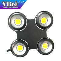 Projecteurs LED étanches IP65 blancs à 4 yeux 100W, version Blinder-C, angle de faisceau 60°, contrôle DMX512