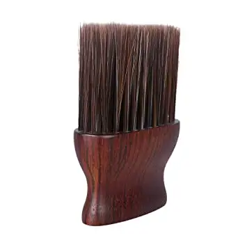 OEM natural wooden soft hair barber dusting brush