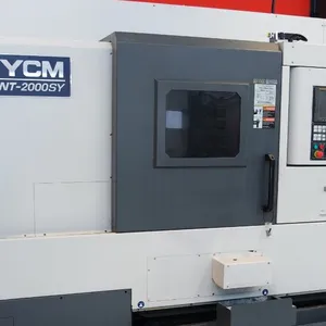 เครื่องกลึง CNC YCM มือสอง,ศูนย์การกลึง CNC เครื่องเปลี่ยนไฟฟ้าปั๊มขนาดเล็กอัตโนมัติรองรับการใช้โลหะชั่วคราว