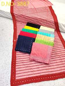 Bollywood Design le plus tendance dernier Saree avec tissage plitting pour les femmes exportateur mondial de l'Inde - Product Image 2