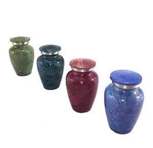 Elegant Quality Crafted with a Great Precision Keepsake <b>Mini</b> Cremation <b>Urn</b> <b>for</b> Human <b>Ashes</b> - Set of 4 - With Case and 4 Pouches - Product Image 4