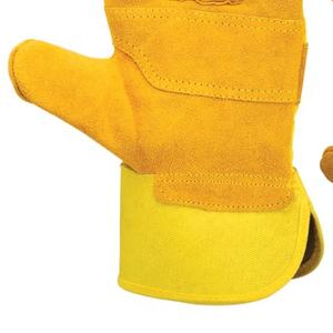 Guantes de aparejo canadiense de alta calidad con guantes de cuero de vaca de Palma reforzada de Pakistán Guantes DE TRABAJO Arbeitshandschuhe - Product Image 3