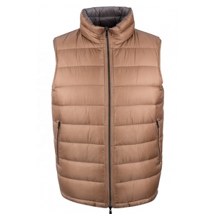 Homme coupe-vent grande taille gilet à bulles matelassé gilet et veste pour hommes logo personnalisé hiver hommes zip up unisexe gilet sans manches veste - Product Image 3