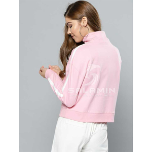 Novedad 2021: Sudadera con capucha de invierno al por mayor, estilo urbano, con logo personalizado, a cuadros, para mujer, ropa deportiva informal. - Product Image 3