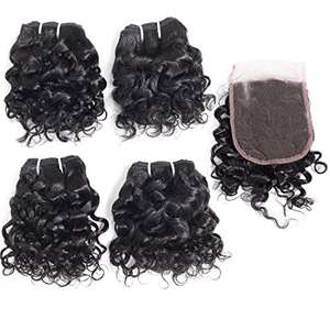 Extensions de cheveux naturels vierges indiens Remy ondulés, qualité supérieure, tissage double trame à la machine, prix de gros - Product Image 6