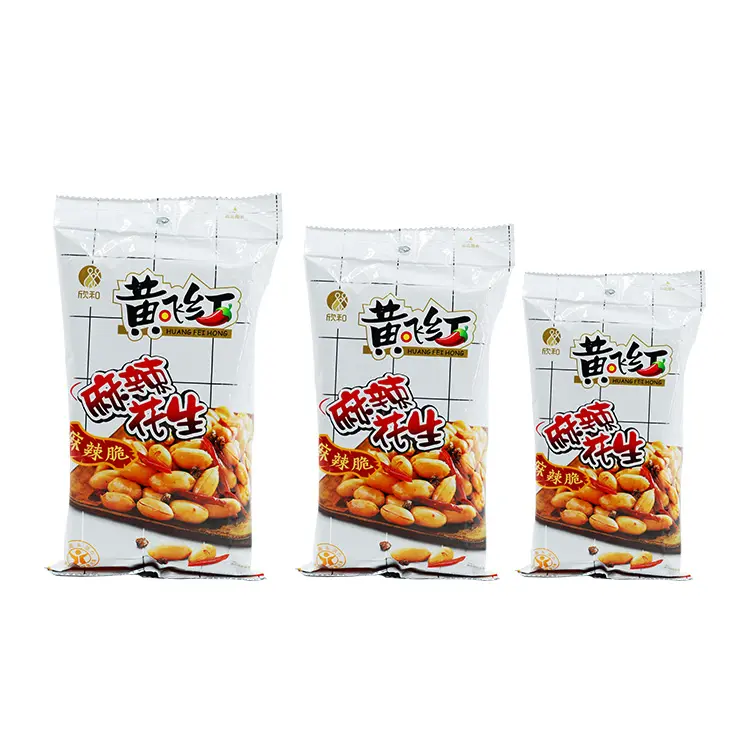 Clássico chinês Amendoins Picantes Lanches Crocante Pimenta Grão Lanches Amendoim