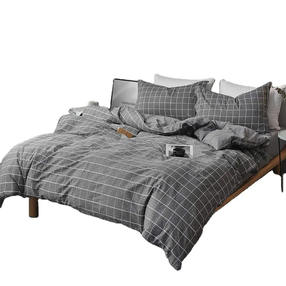 Duvet Cover Queen, 3pcs bed sheet Duvet Cover Set with Zipper Closure - Ultra Soft Washed Microfiber bedding