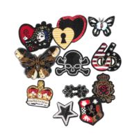 Qiao — Design fleur fait à la main, pour coudre sur les vêtements, sacs à chapeau, accessoires avec perles et strass, applique en cristal
