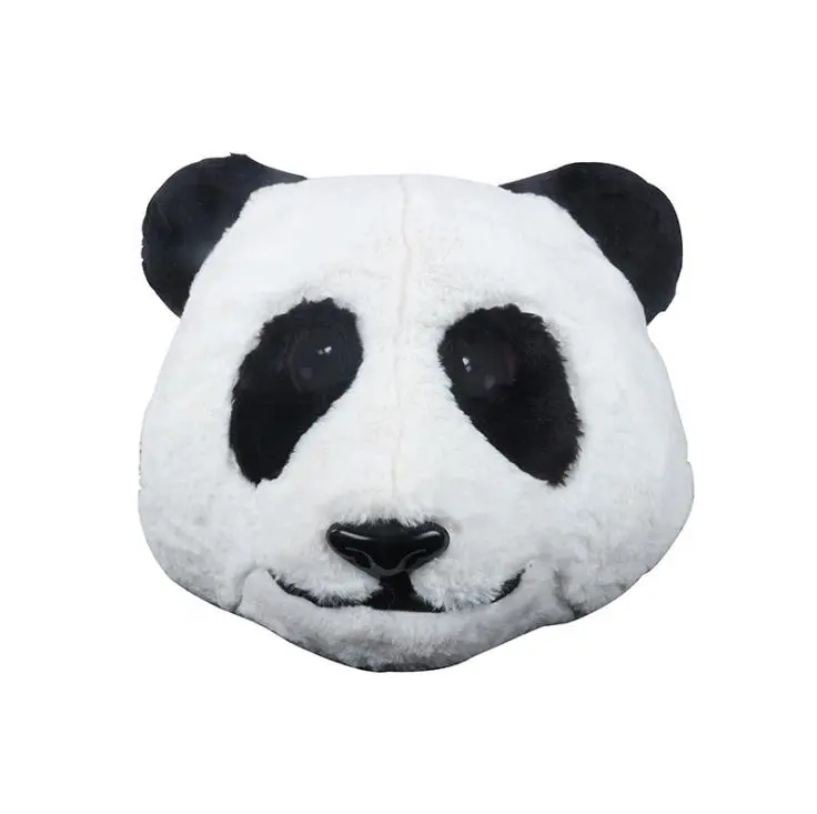 Vietnam Hoge Kwaliteit Eva Pvc Fluwelen Party Halloween Dier Panda Maskers