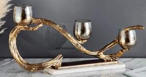 Porte-bougie en métal en forme de papillon doré poli, décoration d'intérieur, Noël, luxe, fait à la main, qualité supérieure, vente chaude - Product Image 4