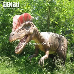 Animatronic Schaum Dinosaurier Leben Größe Dino Statue