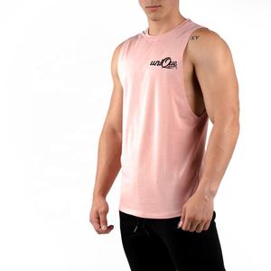 เสื้อกล้ามออกกำลังกายสำหรับผู้ชายเสื้อคอกลมผ้าเจอร์ซีย์ระบายอากาศย้อมสีปรับแต่งได้ - Product Image 2