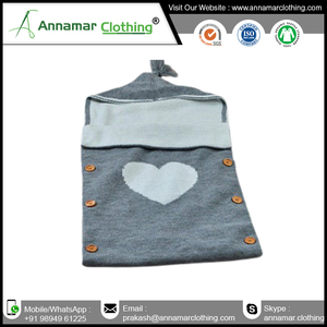 Saco de dormir de bebé de algodón orgánico certificado 100 más vendido saco de dormir de bebé de alta calidad para bebés unisex con personalización - Product Image 3