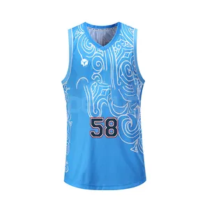 Latest Sublimated Printing Images Basketball Jersey Uniform Pictures Design